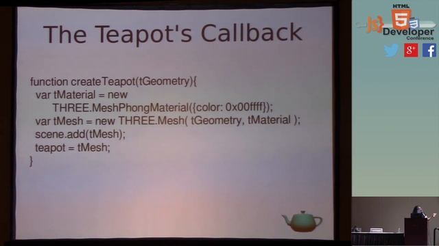 HTML5DevConf: Kelley Nielsen "Teapots Can Fly: 3D Graphics for Web Programmers"