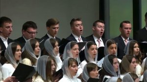 К тебе Господь мое моленье - хор