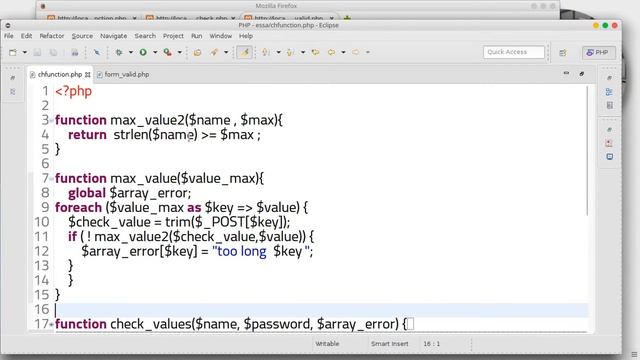 149 PHP scripting language function Validation смотреть онлайн
