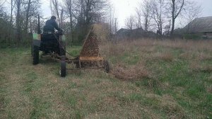 Самодельный Кир к трактору Т - 25. Испытания.