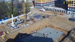 LIEBHERR 110 EC-B 6 FR.tronic. Монтаж башенного крана.
