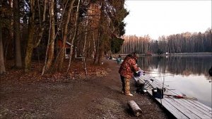 Утренний обзор поимок форели на нижнем. Клёвое место, Лосиный остров