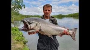 Рыбалка на спининг, ловля лосося (чавычи), часть-1.