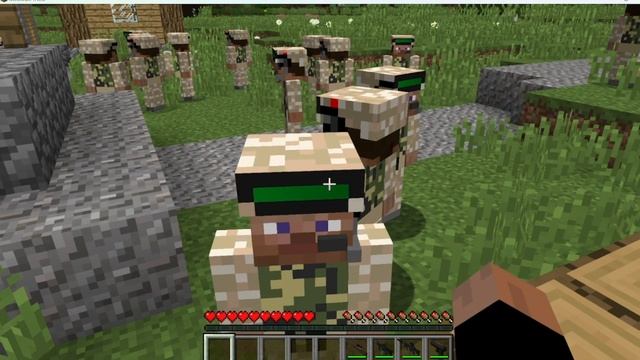 ПОЧЕМУ НА НАШУ ДЕРЕВНЮ НАПАЛИ ВОЕННЫЕ В МАЙНКРАФТ
