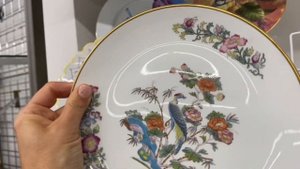 Барахолка АНГЛИЯ Тарелочки Вазы ШЕДЕВРЫ маленького Чарити Шопа