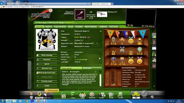 Goal United Free Football Management GAME - New Season! #28 смотреть онлайн