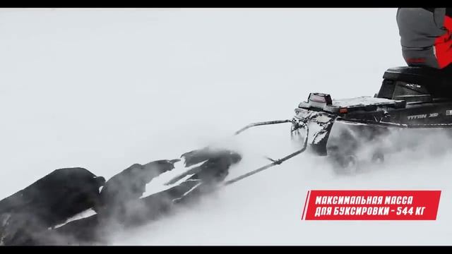 Универсальный утилитарный снегоход Polaris Titan смотреть онлайн