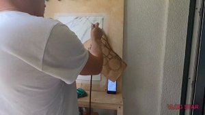 Имитация Белого Мрамора Своими Руками. Тестируем Аэрогроф. Самый простой способ