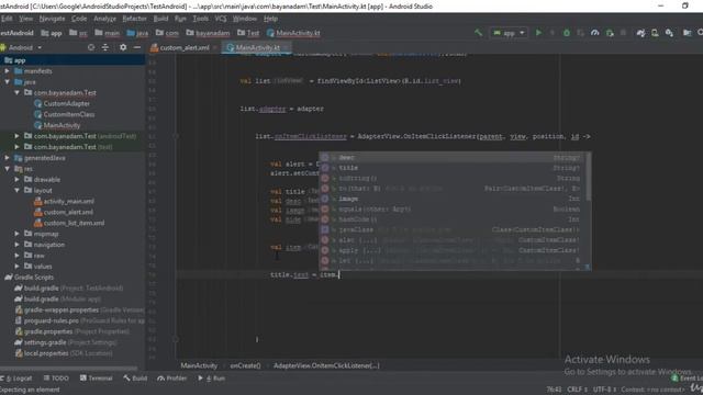 6  Android ListView set on Click Listner