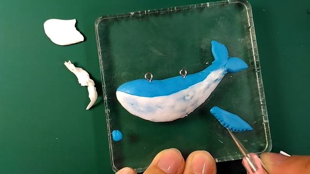 Кит из пластики • мастер-класс • polymer clay ( DIY ) смотреть онлайн