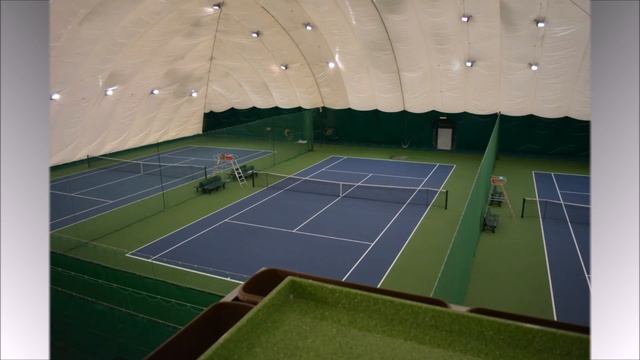 Покрытие теннисных кортов "Хард". Теннисный центр Новогорск 2. Покрытие DecoTurf.