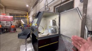 Быстрая смена абразива в камере для аквабластинга iBlast