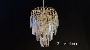 Хрустальная люстра "Брызги" Призма