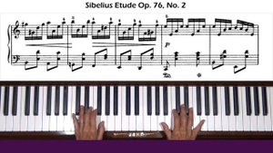 Sibelius Etude Op. 76, No. 2 Piano Tutorial