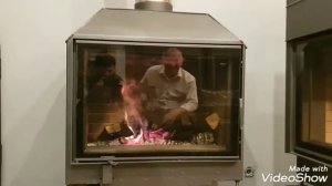 Горение топки ASTOV ПС 800 футировка шамот