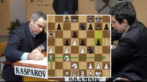 В.Крамник-Г.Каспаров： Староиндийская БИТВА! Шахматы.