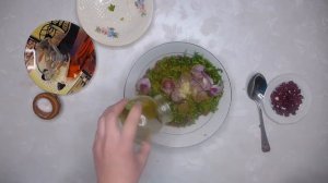 Салат с красной фасолью | Как вкусно приготовить красную фасоль | постное меню