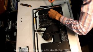 Ремонт моноблока iMac (сборка и разборка)