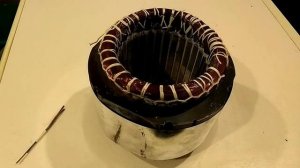 Бензогенератор на 6,5 kW   размеры статора.