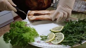 Стэйки из кеты на гриле