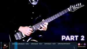 Scorpions - Rock You Like A Hurricane【 GUITAR SOLO LESSON 】