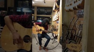 Store Walk-in. Parlor Guitar Acoustic/Electric Guitar  Fender Model T Bucket 400 CE