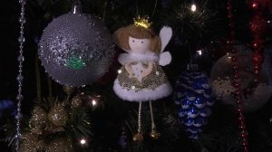 Футаж рождественский ангелочек, волшебная музыка для новогоднего и рождественского настроения