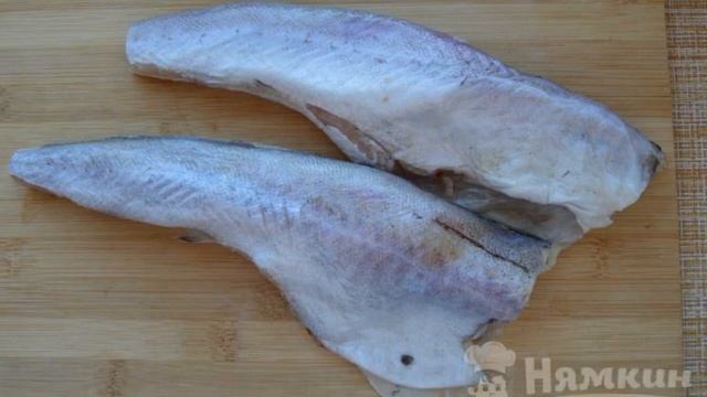 Pollock baked with onion and sour cream смотреть онлайн