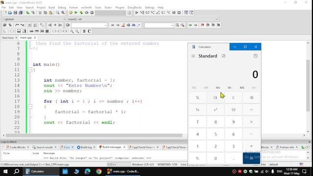 Problem Solving, C++, 040 | find factorial  in cpp