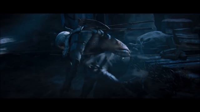 The Witcher Geralt Vs Vampire Monster Fight Scene Cinematic HD The Witcher 3 Cinematics