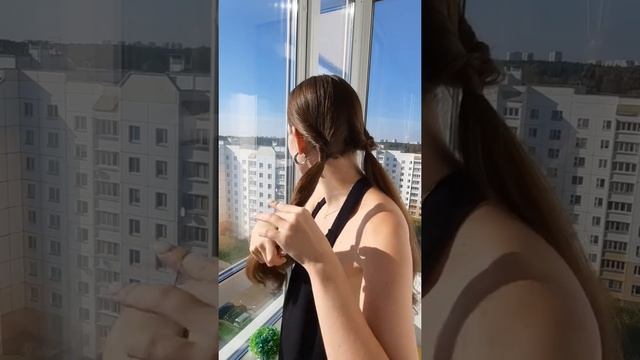 Прическа-хвостики из TikToka/Прическа под панаму/Hairstyle from Tiktok