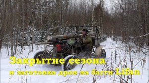 Закрытие сезона и заготовка дров на багги Lifan 188F