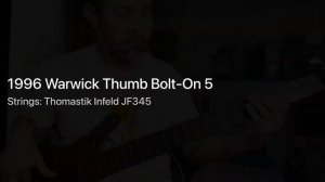 Thomastik infeld JF345: Fender AM STD P 5 vs. Warwick Thumb Bo 5