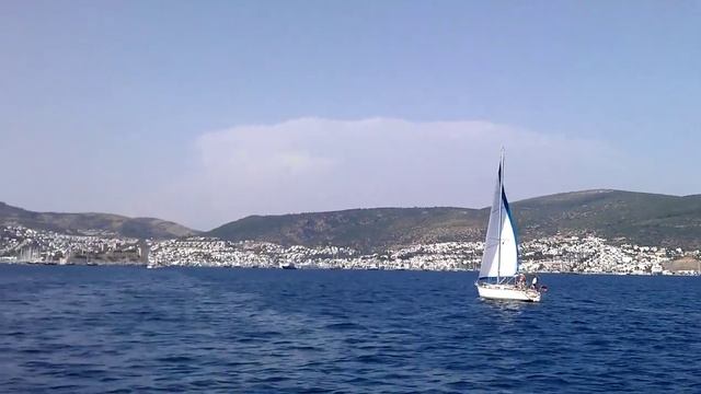 Морские прогулки в Турции. Бодрум. Эгейское море. смотреть онлайн