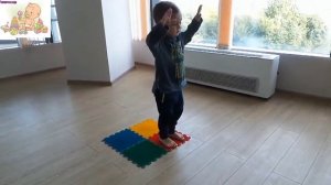 Модульный Массажный Ортопедический коврик 8 элементов от "Орто Пазл"