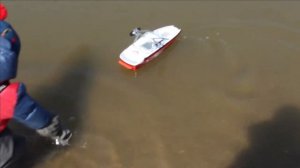 Детский катер на радиоуправлении, тест драйв катера