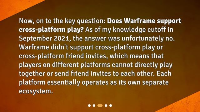 Is Warframe cross-platform for friend invites? смотреть онлайн