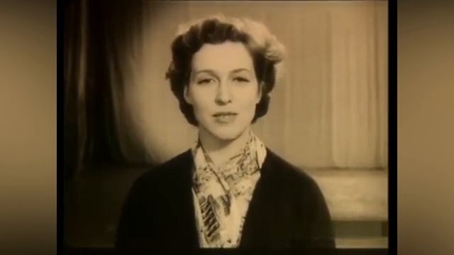 Телеведущая Валентина Леонтьева. Уникальные кадры 1956 года