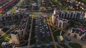 Белгород Дубовое полёт над микрорайоном Улитка