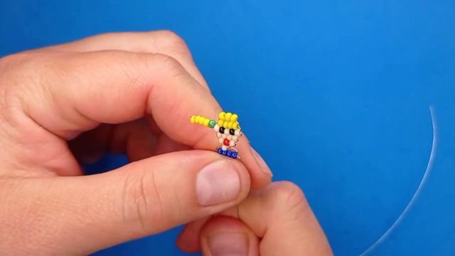 #Девочка из бисера/Плоские фигурки из бисера в технике параллельного плетения/Гимнастики из #бисера смотреть онлайн