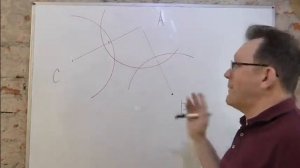 Построение окружности по трём точкам.