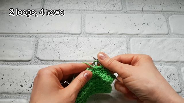 Вяжем объёмный фоновый узор спицами ? knitting pattern.
