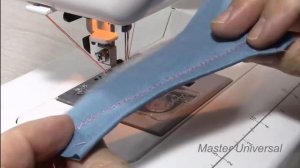 Как заправить нитки на двойную иголку и отрегулировать строчку. Видео № 381.