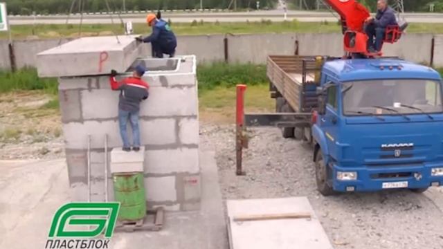 ДОМ ИЗ ПОЛИСТИРОЛБЕТОНА 5. МОНТАЖ ПЛИТ