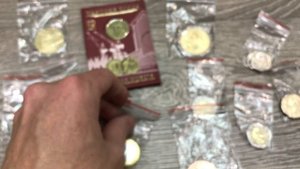 Пополнил коллекцию. Монеты России. Монеты США. Монеты 2 евро. Монеты 5 евро