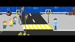 Территория детства  Образовательные мультфильмы ПДД  Перекресток знаний 3