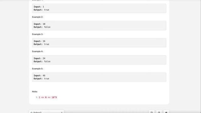 LeetCode 869. Reordered Power of 2 | Python смотреть онлайн