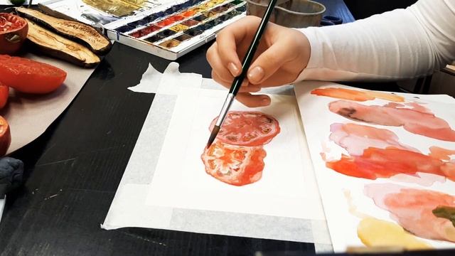 Помидоры акварелью?? смотреть онлайн