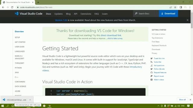Setting up Visual Studio Code || JavaScript tutorial for Beginners || Tutorial - 4