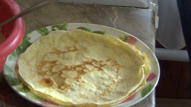 Блины фаршированные мясом